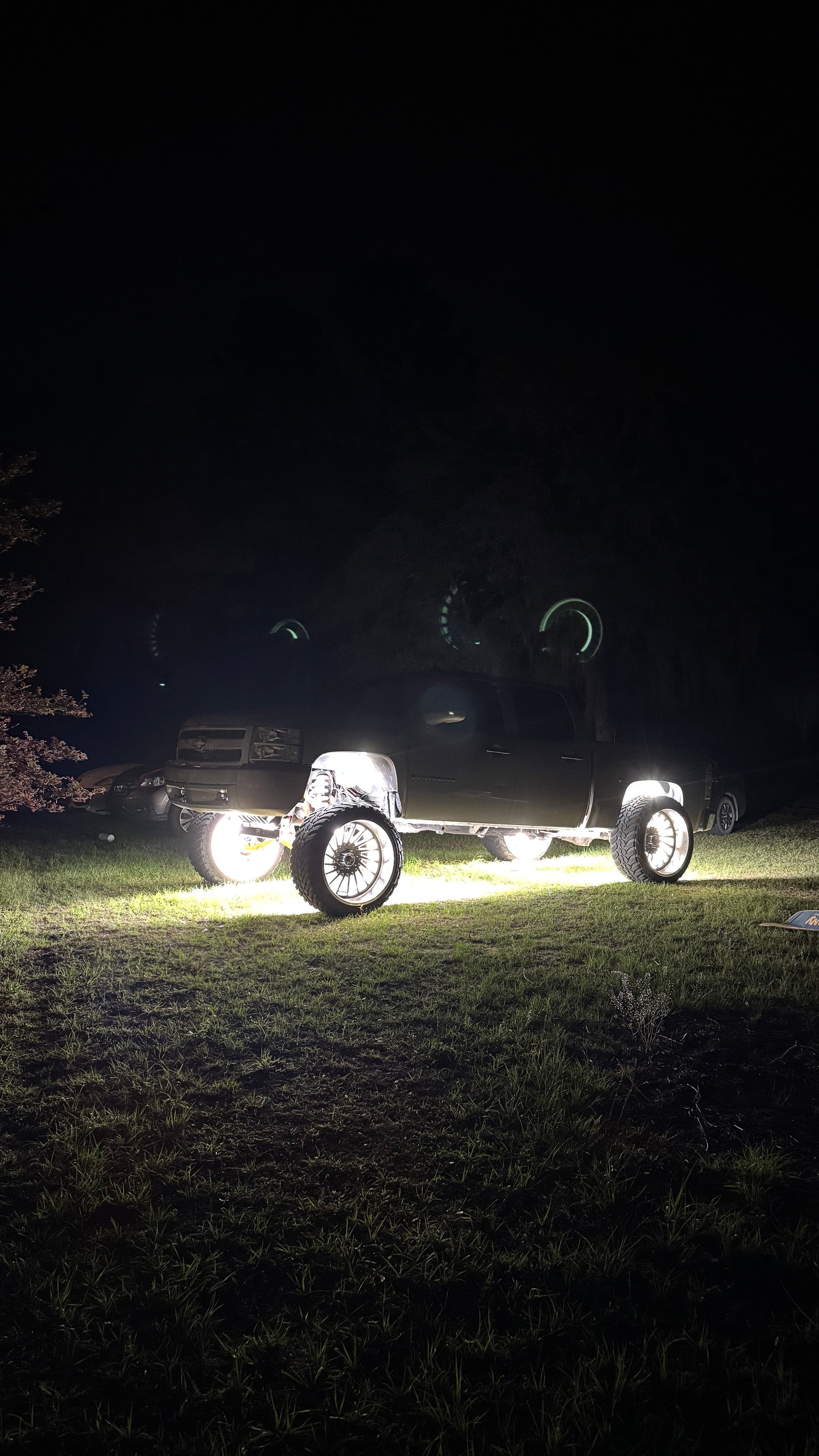 5 Row Pure White Wheel Lights