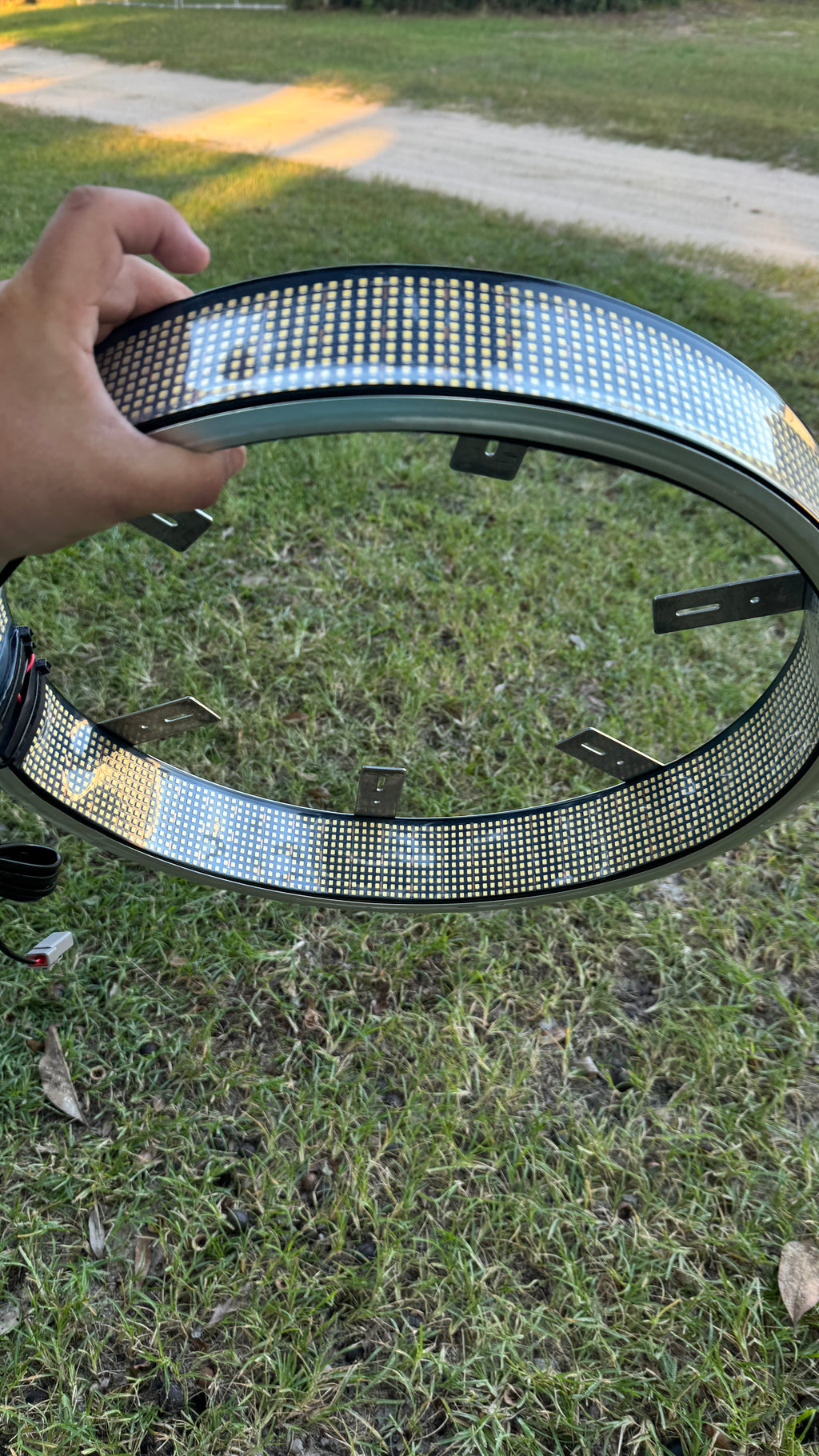 20 Row Pure White Wheel Lights