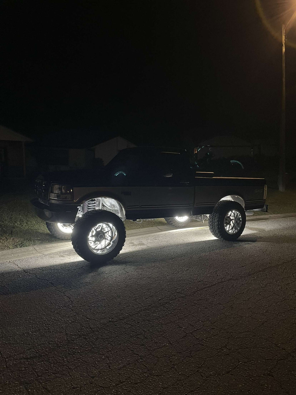 10 Row Pure White Wheel lights