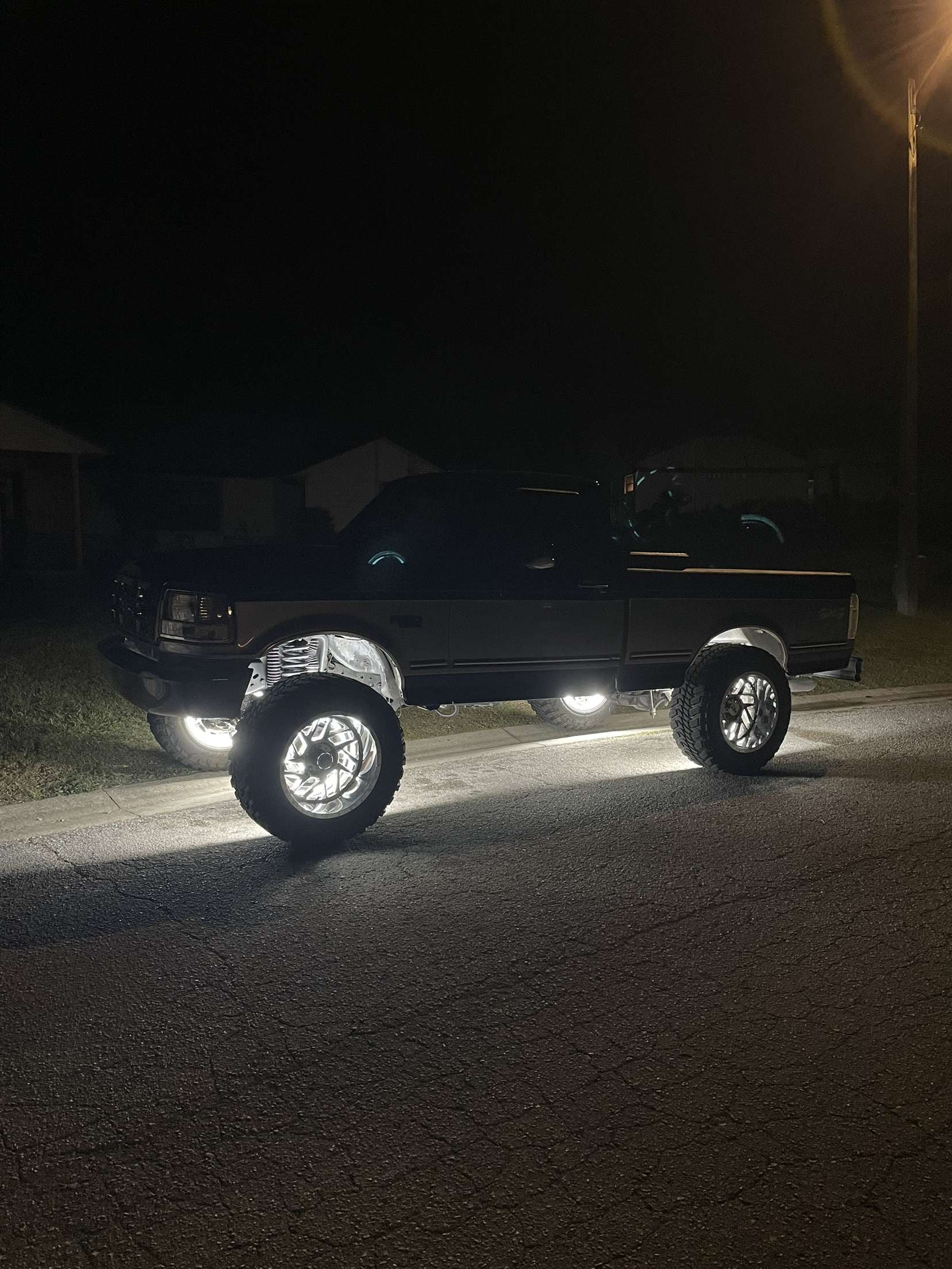 10 Row Pure White Wheel lights