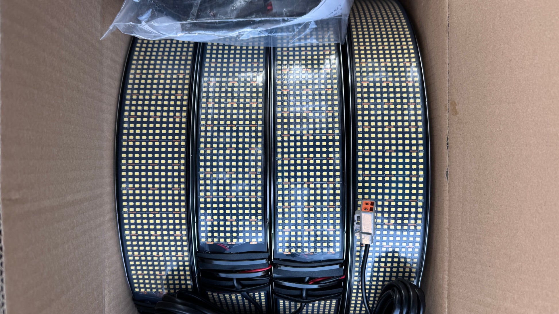 20 Row Pure White Wheel Lights