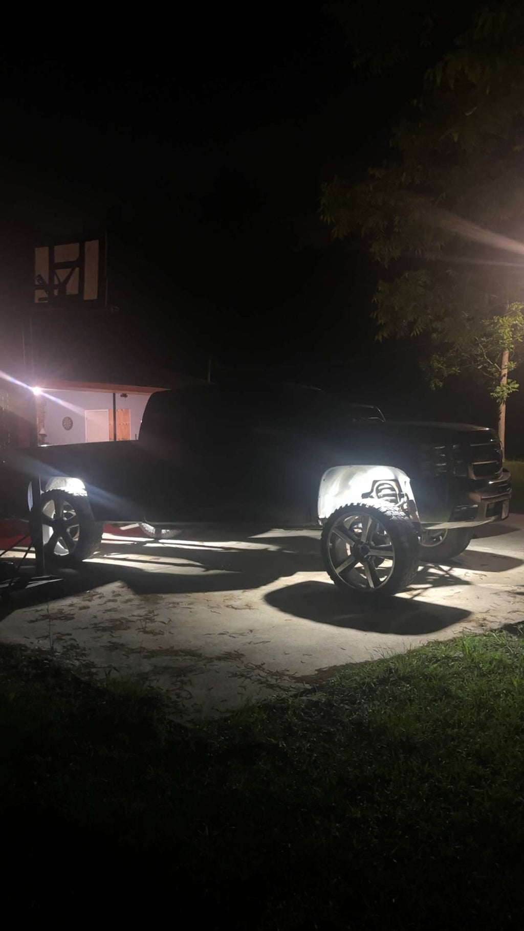 72 Chip pure white rock light