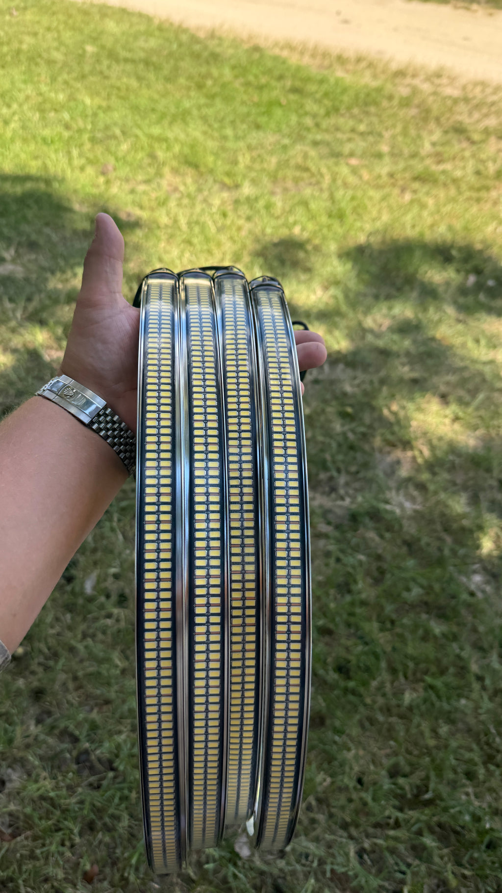 2 Row High Intensity Pure White Wheel Lights